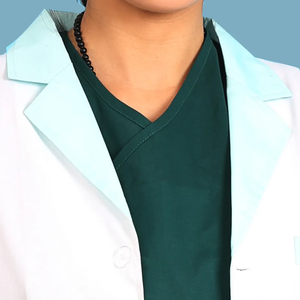 Offre spéciale Vente en gros Uniformes unisexes pour l'hôpital Blouse médicale Blouse de laboratoire blanche - Product Image 6