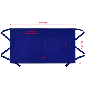Tablier de cuisine personnalisé avec votre logo, pour la cuisine, le restaurant, la maison, le jardin, en coton imprimé sur mesure avec poches pour hommes et femmes - Product Image 6