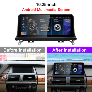 HFMidia Lecteurs multimédias automobiles Android 16 Qualcomm Snapdragon 665 pour BMW X5 E70 X6 E71 CCC CIC avec GPS intégré - Product Image 2