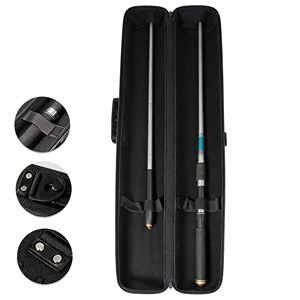 Sac de transport lombaire pour cannes à pêche en EVA, pour cannes de 7 pieds et 6 pieds, étui rigide de voyage pour 2 ou 4 cannes - Product Image 3