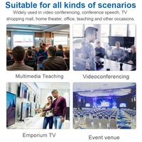 Répartiteur de signal vidéo UHD Xput 1 entrée 8 sorties, dispositif de distribution 1x8 à 8 voies, prend en charge 4K 30Hz 1080P, effet visuel 3D pour AV général