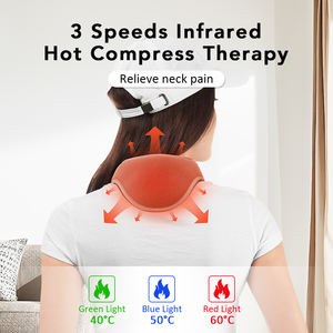 3000mAh Almofada Heaitng Recarregável Pescoço <span class=keywords><strong>Warmer</strong></span> Envoltório para Massageador para Alívio da Dor para Pescoço e Ombros - Product Image 2