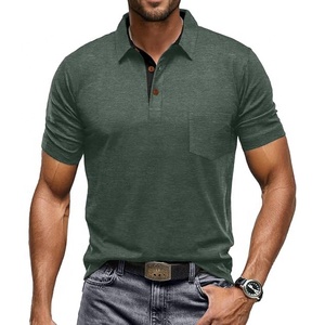 Hop Sell Jersey Polo Crown Sport Impresión de transferencia de calor Polo de golf personalizado Dry Fit Anti-Bacterial Reversible Transpirable - Product Image 6
