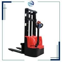 Hebezeuge Paletten hubwagen Stapler Lager Industrielles Gehen Elektrischer Paletten stapler Für Lager regal