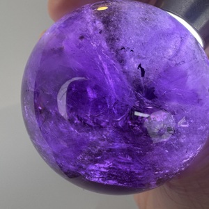 Chất lượng cao 2cm tím thạch anh tím thạch anh tinh thể kim cương nguyên Đá quà tặng và hàng thủ công một phần biển nhím lấy cảm hứng từ hình cầu - Product Image 6