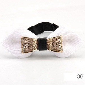 Nuovo <span class=keywords><strong>Papillon</strong></span> in Metallo Decorativo per Uomo, Elegante per Camicie Casual e Business, Lussuoso Regalo per Uomini - Product Image 6