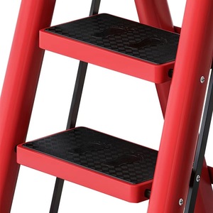 บันไดเหล็กพับได้แบบยืดหดได้อเนกประสงค์ แข็งแรง รับน้ำหนักได้ 150 กก. สไตล์จีนใหม่ น้ำหนัก 6 กก. สำหรับใช้ในบ้าน - Product Image 5