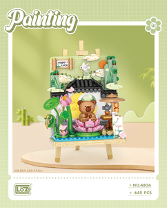 Voor Loz <span class=keywords><strong>Mini</strong></span> Blok 3d Assemblage Tekening Set 682Pcs Persimmon Model Speelgoedplezier En Educatieve 3D-puzzel - Product Image 5