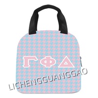 Nouveau sac isotherme imprimé ZPB Zeta Phi Beta Sorority, sac fourre-tout thermique réutilisable et imperméable pour souvenir, événement ou cadeau