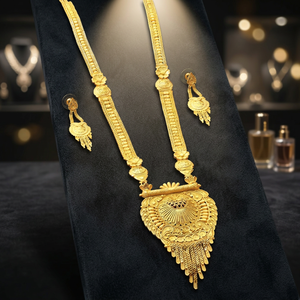 Wholesale 14K 18K 24K Micro Gold Plated Fashion Jewelry Set, Traditional Design Jewelry Set, Brass Micro Forming <b>Long</b> <b>Necklaces</b>. - Product Image 5