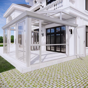Véranda en aluminium et verre sur mesure |   Serre de jardin multi-usages résistante aux intempéries pour patio et villa - Product Image 4
