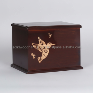 Nouveau design d'urnes de crémation en bois pour adultes urnes en bois urnes funéraires taille personnalisée fournitures funéraires - Product Image 1