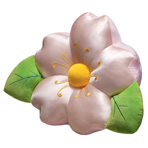 Cojín de soporte lumbar Cherry Blossom, cojín de asiento de seda fría para silla de oficina, soporte para la cintura, funda de felpa 100% poliéster - Product Image 5