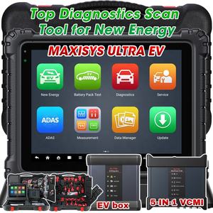 Alat Diagnostik Kendaraan Profesional Autel Maxisys Ultra EV OBD 2 Pemrograman ECU untuk Mobil - Product Image 3
