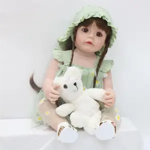 Tusalmo toptan çin üretmektedir el yapımı gerçekçi kız mini ağlayan peruk reborn bebek bebekler çocuklar için