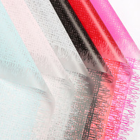 Papier d'emballage coréen imperméable pour fleurs, texture tissée, papier mat de designer, papier d'emballage de luxe pour bouquets, fournitures florales