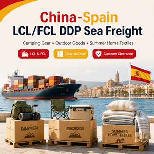 Transporte Marítimo LCL China-<span class=keywords><strong>España</strong></span> DDP, Artículos <span class=keywords><strong>de</strong></span> Camping, Artículos para Exteriores y Textiles para el <span class=keywords><strong>Hogar</strong></span> <span class=keywords><strong>de</strong></span> Verano, Agente <span class=keywords><strong>de</strong></span> Carga con Amazon FBA y Seguro - Product Image 1