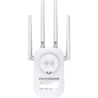 Répéteur WiFi portable Comfast blanc 4 antennes 1200 Mbps 5G, amplificateur de signal sans fil CF-WR7