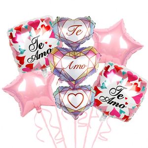 2023 Valentine's Day 18inch Round Colorful UV Printed Aluminium Foil <b>Balloon</b> Set for Valentine <b>Balloons</b> Kit <b>Decorations</b> - Product Image 4