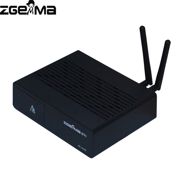 4K tv box HEVC/H.265 satellite tv decoder DVB S2X multistream zgemma h9s