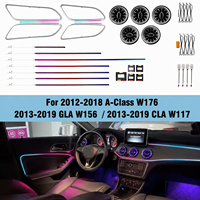 Kit d'éclairage ambiant sur mesure pour Mercedes-Benz Classe A W176 Classe B W245 CLA W117 Éclairage intérieur multicolore