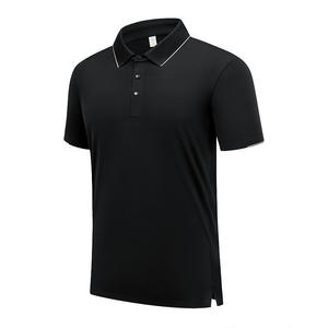 Offre Spéciale polo de golf antibactérien 5a de haute qualité, couleur unie, sérigraphie chemise pour hommes personnalisée avec logo brodé - Product Image 2