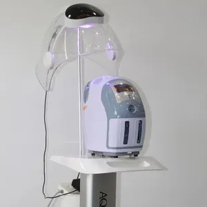 Mesin masker oksigen kubah peremajaan wajah, Jet oksigen wajah rumah Salon Spa kecantikan baru 2024 untuk perawatan kulit