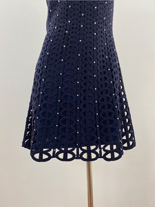 Nuevas llegadas de Bettergirl para Ramadán 2026, <span class=keywords><strong>vestido</strong></span> <span class=keywords><strong>azul</strong></span> intenso con flores y diamantes, ideal para primavera/verano. - Product Image 3
