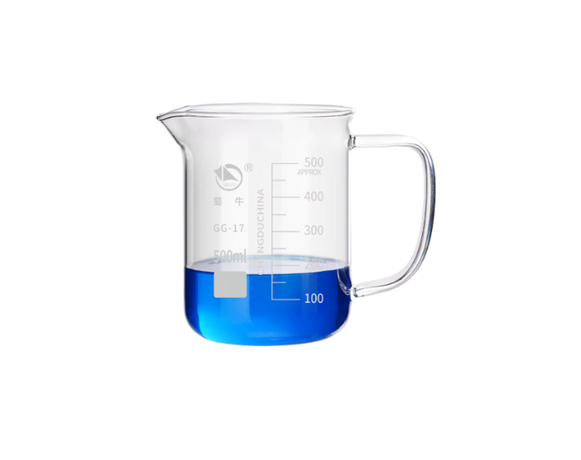 High Borosilicate Graduated Beaker with Handle Borosilicate Glass Lab Beaker50ml 100ml 150ml 200ml 300ml 400ml 500ml 1000ml