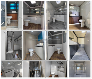 NEWWIN Toilettes portables de luxe, <span class=keywords><strong>caravane</strong></span> mobile, camping-car, toilettes <span class=keywords><strong>et</strong></span> <span class=keywords><strong>douche</strong></span>, <span class=keywords><strong>prix</strong></span> de la remorque, salle de bain portable d'extérieur - Product Image 4