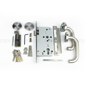 האירופית תקן איכות גבוהה בטיחות אש מדורגות morset עיצוב מודרני בסגנון מתכת דלת דלת ידית מנעול מנעול - Product Image 2