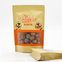 Sac Refermable pour Emballage Alimentaire, Sachet Doypack pour Fruits Secs, Sacs d'Emballage Alimentaire Personnalisés en Papier Kraft