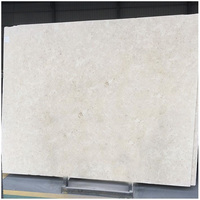 Fourniture de dalles de pierre calcaire beige de Beyrouth, finition polie, pour sols et murs extérieurs de bâtiments commerciaux, tailles personnalisées disponibles