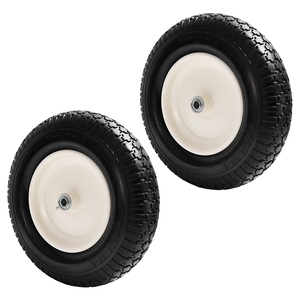 Pneu et roue en mousse PU 4.80/4.00-8 en gros pour <span class=keywords><strong>brouette</strong></span>, remorque, chariot, <span class=keywords><strong>tondeuse</strong></span> autoportée – Pneu de remplacement 16 pouces - Product Image 3