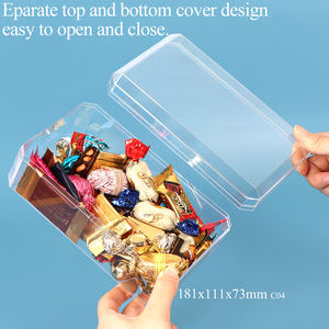 Boîte d'Emballage en Plastique SUNSHING pour Gâteaux de <span class=keywords><strong>Noël</strong></span>, Biscuits, Desserts, Chocolats Rectangulaires, Conteneur à Desserts pour <span class=keywords><strong>Ferrero</strong></span> <span class=keywords><strong>Rocher</strong></span> - Product Image 5