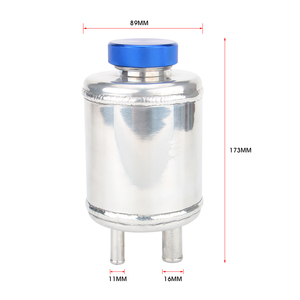 마운트 브래킷 SX004 엔진 부품과 실버 0.5L 범용 알루미늄 파워 스티어링 펌프 유체 저장소 탱크 - Product Image 2
