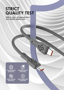 Kabel Pengisi Daya Cepat USB Type-C LDNIO LC811C/LC812C 3A 5A 6A Quick Charge, Kabel Charger Type C ke Type C Pd4 untuk Ponsel - Product Image 5