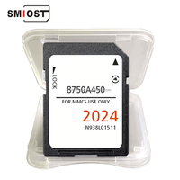 Navegación de coche con mapa SMIOST Navi para Mitsubishi A450 Pajero L200 Outlander Phev Micro sistema GPS tarjeta SD Android Uso automotriz