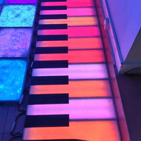 2025 station de partage de fête de mariage lumière LED miroir piste de danse avec accessoires et accessoires gratuits