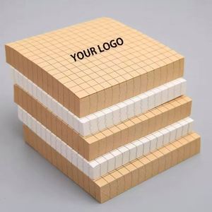 สมุดโน้ตขนาดเล็กแบบมีกาวในตัว รูปแบบกระดานหมากรุก พร้อมโลโก้สั่งทำได้ - Product Image 1