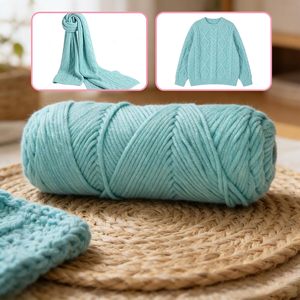 ไหมพรมอะคริลิคสำหรับปักพรมแบบปืนทัฟติ้ง น้ำหนัก 1000 กรัม แบบกรวย 8ply ลดราคาพิเศษ - Product Image 3