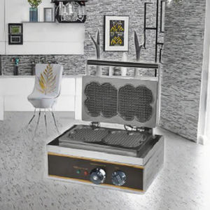 Gaufrier Commercial <span class=keywords><strong>Pro</strong></span> Gaufrier Machine en forme de sucette en acier inoxydable 220V État neuf - Product Image 4