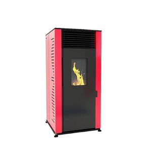 60 ㎡   Poêles à granulés d'acier pour intérieur avec télécommande, foyer mural à biomasse sans fumée pour salon - Product Image 6