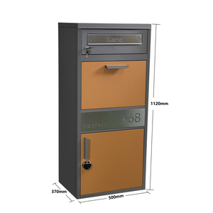 <span class=keywords><strong>Boîte</strong></span> à colis en acier galvanisé WELDON OEM moderne à <span class=keywords><strong>double</strong></span> <span class=keywords><strong>porte</strong></span> verrouillable antivol pour villa, <span class=keywords><strong>boîte</strong></span> <span class=keywords><strong>aux</strong></span> <span class=keywords><strong>lettres</strong></span>, <span class=keywords><strong>boîte</strong></span> de livraison - Product Image 4