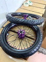 Roues Talaria MX4 Supermoto, jeu de jantes de 17 pouces pour moto électrique tout-terrain Sting MX3 R, moyeu CNC, roues et pneus de moto