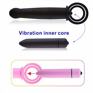 Hot <span class=keywords><strong>Sell</strong></span> Sex Produkte Doppel Penis Ringe Paare Vibrator Kondom G-Punkt Dildo Vibrator Sexspielzeug Für Frau Männlich Anal Plug - Product Image 4