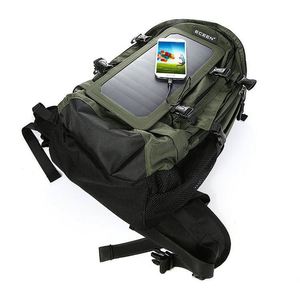 Sac à dos chargeur solaire BSCI léger avec panneau solaire SunPower 7W et batterie externe universelle - Product Image 1