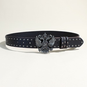 Nuova Cintura in Pelle <span class=keywords><strong>da</strong></span> <span class=keywords><strong>Donna</strong></span> con Borchie Stile Y2K, Fibbia in Lega Casual, Punk con Rivetti per Jeans, Pantaloni e Abiti - Product Image 6