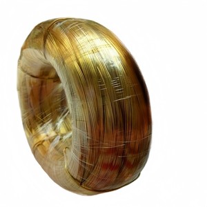 Alambre de cobre y latón de 2,5mm, alambre de acero y latón para aplicaciones de cables, alambre de latón OEM con servicio de corte - Product Image 2