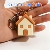 Fabricant OEM, cadeau promotionnel d'entreprise, porte-clés personnalisé avec logo, PVC souple 2D 3D durable, transfert thermique personnalisé, mignon